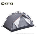 4.5kg grey Automatic Camping trekking double tent